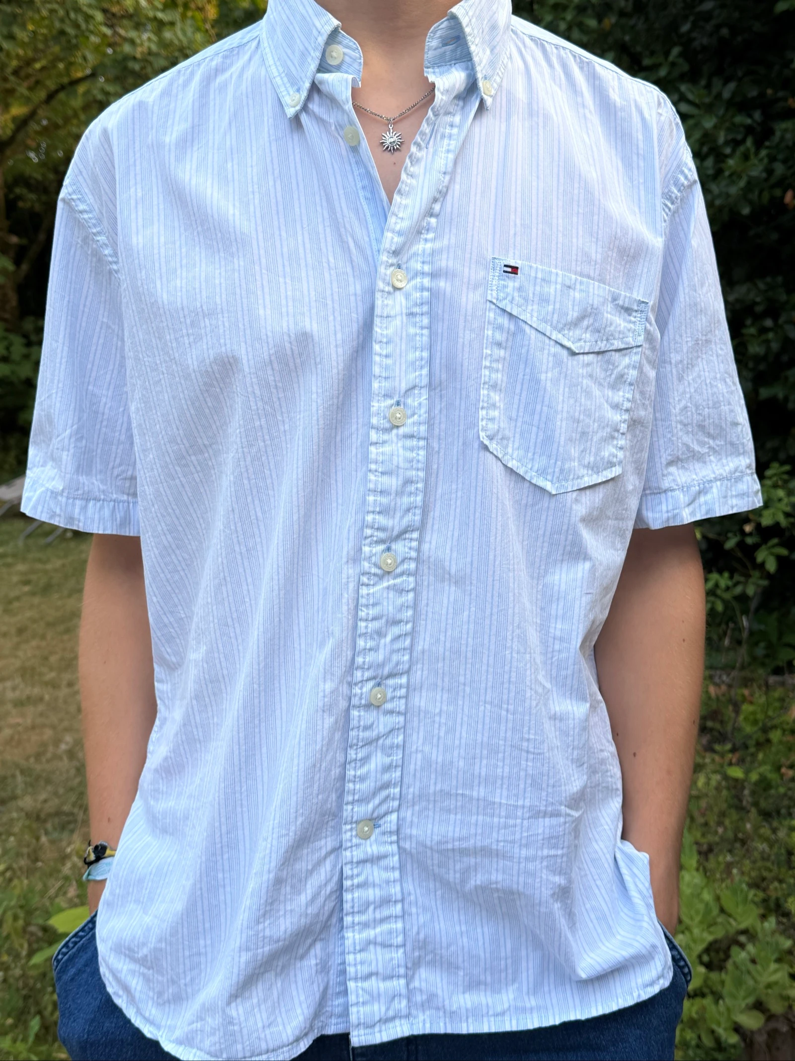 Tommy Hilfiger, camisa hombre manga corta, talla M, muy buen estado #tommy #tommyhilfiger – photo 4